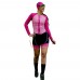 Macaquinho Manga Longa Horse Power Ciclismo Elite- Feminino - F139 Rosa